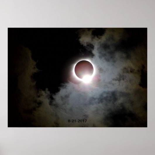 Zonneclipse 21 augustus 2017 poster (Voorkant)