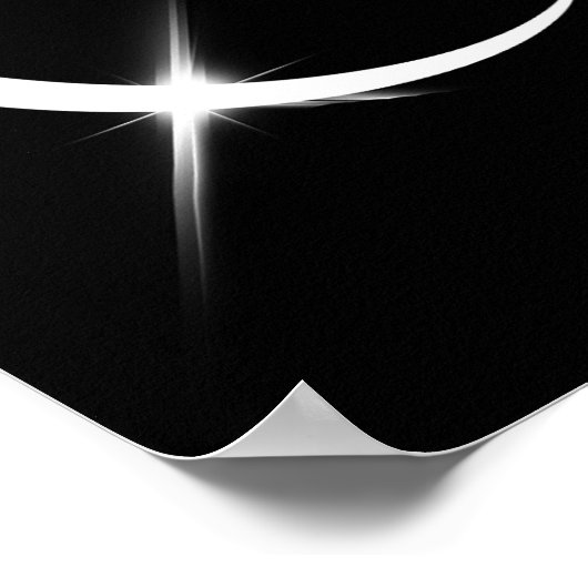 Zonneclipse 8 april 2024 poster (Hoek)