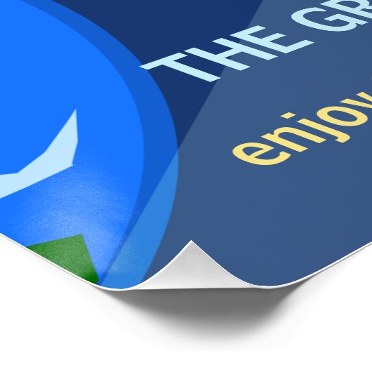 Zonneclipse Party Funny Retro Sun Viewing 2017 Perfect Poster (Hoek)