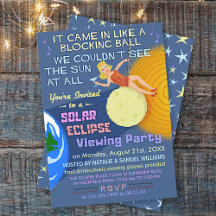 Zonneclipse Party Funny Retro Sun Viewing 2024