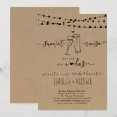 Zonnecruise voor ik het repetitief diner doe kaart (Voorkant / Achterkant)