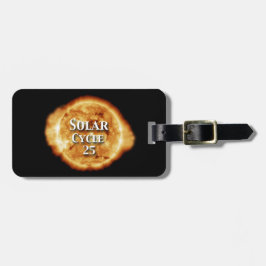 Zonnecyclus 25 Actieve zon Bagagelabel