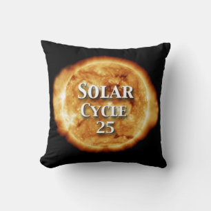 Zonnecyclus 25 Actieve zon Kussen