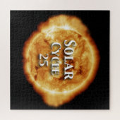 Zonnecyclus 25 Actieve zon Legpuzzel (Horizontaal)