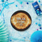 Zonnecyclus 25 Actieve zon Papieren Bordje (Feest)