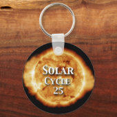 Zonnecyclus 25 Actieve zon Sleutelhanger (Voorkant)