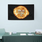 Zonnecyclus 25 Actieve zon Spandoek (Beurs)