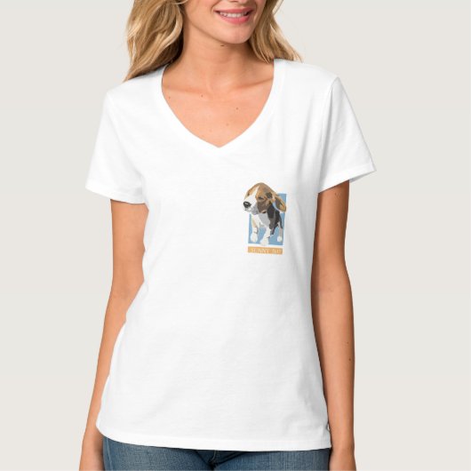 Zonnedag Beagle T-shirt (Voorkant)