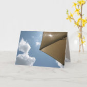 Zonnedag en vreedzame dag - Kaart op zondag (Gele Bloem)