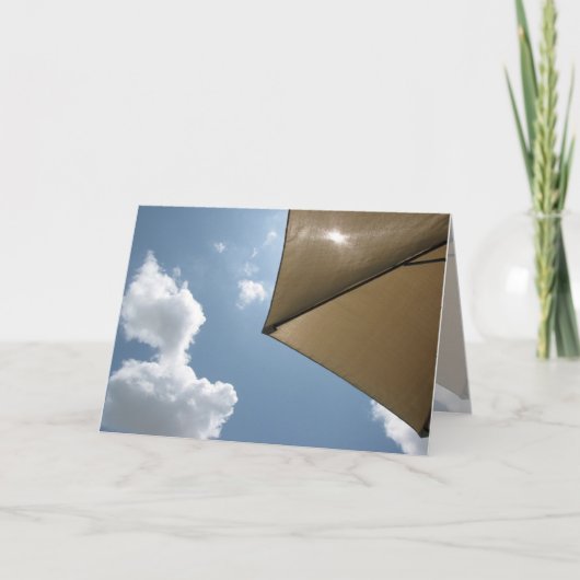 Zonnedag en vreedzame dag - Kaart op zondag (Voorkant)