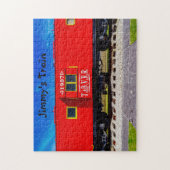 Zonnedag Rode Caboose Brain Game Gift Legpuzzel (Verticaal)