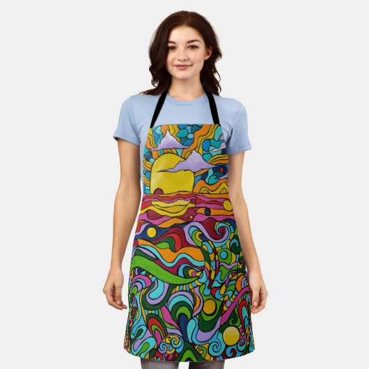 Zonnedagdroommultifunctionele Schort (Gedragen)