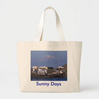 Zonnedagen zijn weer hier - kleren grote tote bag
