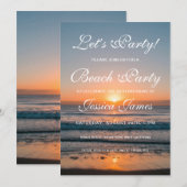 Zonnedagfeest uitnodiging (Voorkant / Achterkant)