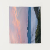 Zonnedagmist in Triglav, Slovenië Wandkleed (Voorkant)