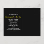 Zonnedagpartij Uitnodiging Briefkaart (Achterkant)