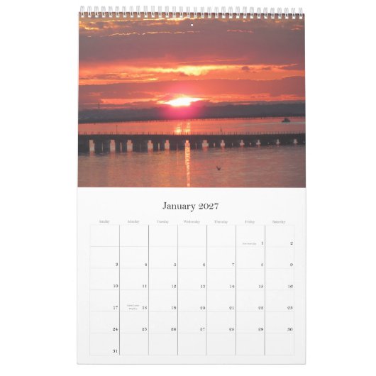 Zonnedagrooster 2011 kalender (Jan 2027)
