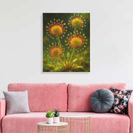 Zonnedauw: Toxic Elegance Impressionistische Kunst Canvas Afdruk