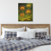 Zonnedauw: Toxic Elegance Impressionistische Kunst Canvas Afdruk (Insitu (Slaapkamer))