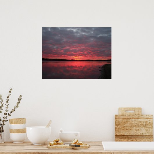 Zonnedisintegratie Poster (Keuken)