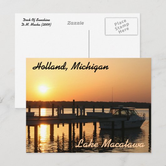 Zonnedok Briefkaart (Voorkant / Achterkant)