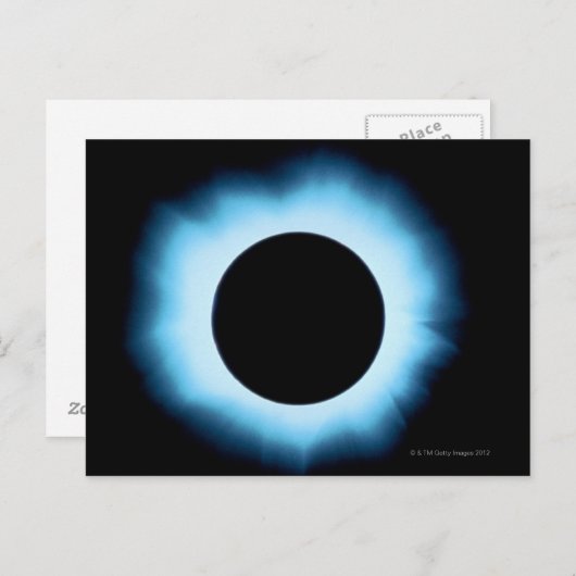 Zonneeclipse 2 briefkaart (Voorkant / Achterkant)