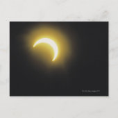 Zonneeclipse Briefkaart (Voorkant)