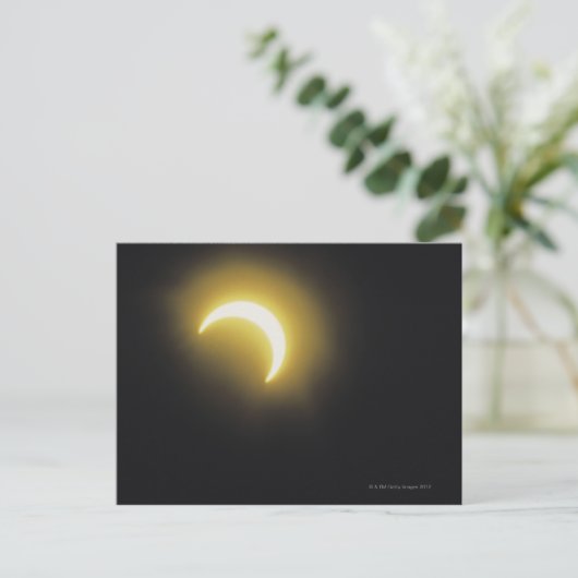 Zonneeclipse Briefkaart (Staand voorkant)