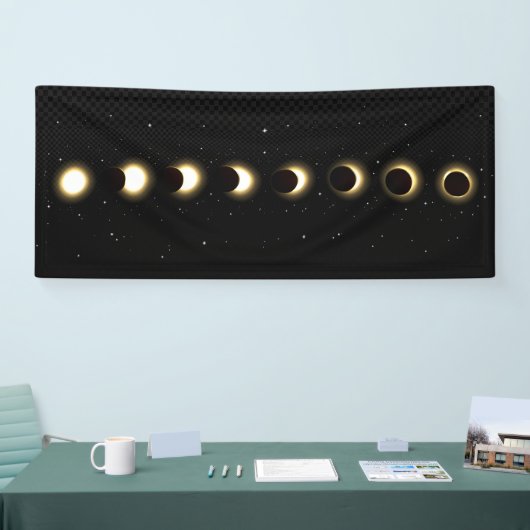 Zonneeclipse Spandoek (Beurs)