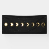 Zonneeclipse Spandoek (Horizontaal)