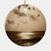 Zonneeffect - Ocean, 1857 (albumineverdruk van een Keramisch Ornament (Achterkant)