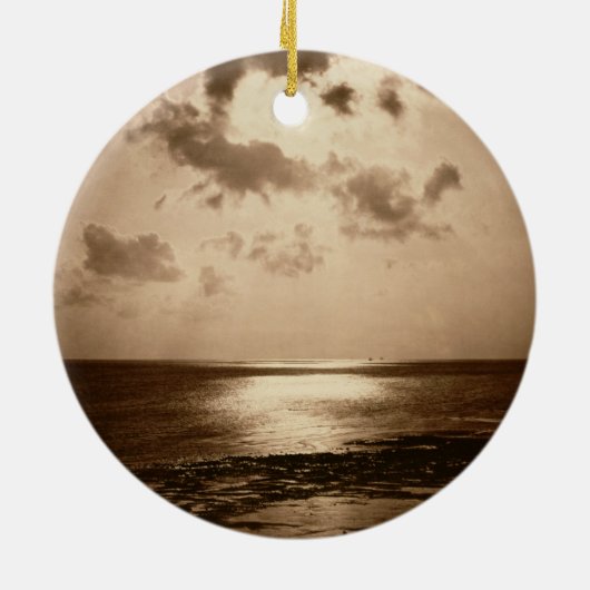 Zonneeffect - Ocean, 1857 (albumineverdruk van een Keramisch Ornament (Achterkant)