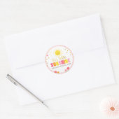 Zonneenborp sticker Birthday Girl Pink (Envelop)