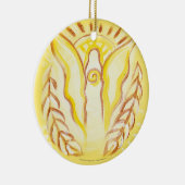 Zonneengel Keramisch Ornament (Rechts)
