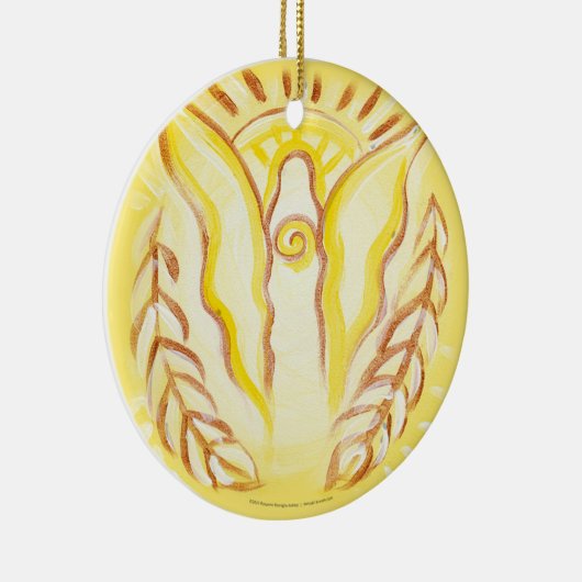 Zonneengel Keramisch Ornament (Rechts)