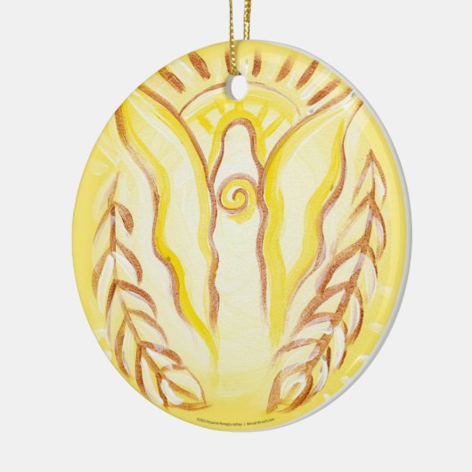 Zonneengel Keramisch Ornament (Links)