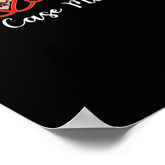 Zonnees Hoesje Manager Love Heart Stethoscoop for Poster (Hoek)