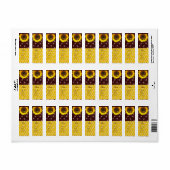 Zonnees, HONIJNEN, RUNDEREN, RUNDEREN Etiket (Full Sheet)