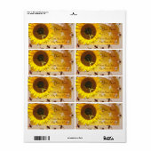 Zonnees, HONIJNEN, RUNDEREN, RUNDEREN Etiket (Full Sheet)