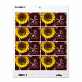 Zonnees, HONIJNEN, RUNDEREN, RUNDEREN Etiket (Full Sheet)