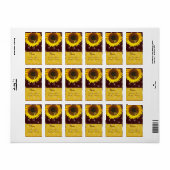 Zonnees, HONIJNEN, RUNDEREN, RUNDEREN Etiket (Full Sheet)