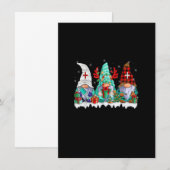 Zonnees kerst-knomes kotsen zusters pajamas PJ Kaart (Voorkant / Achterkant)