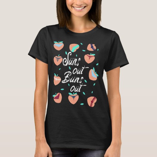 Zonnees uit Bikini Cute Hearts Summe T-shirt (Voorkant)