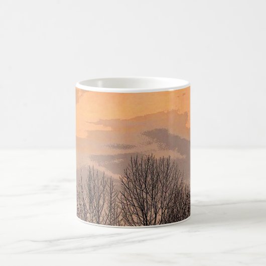 Zonneet met Bare Trees Koffiemok (Center)