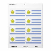 Zonneetiket Etiket (Full Sheet)