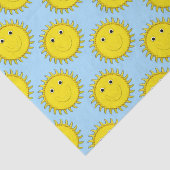 Zonnef-blauw papier voor het ompakken van weefsels (Detail)