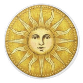 Zonnefdeur of -slede keramische knop (Voorkant)