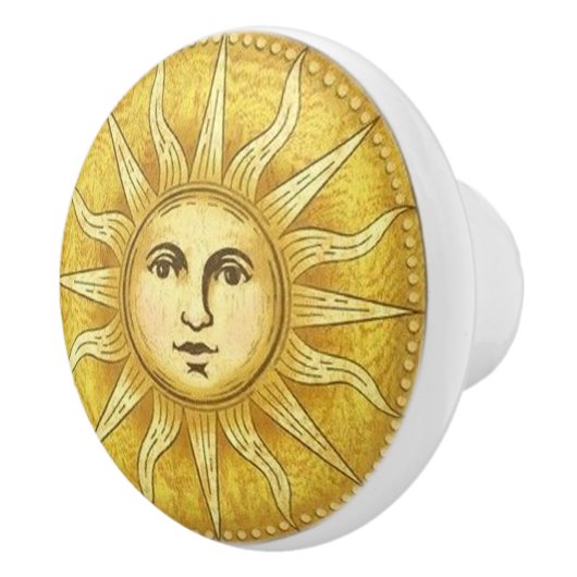 Zonnefdeur of -slede keramische knop (Rechts)