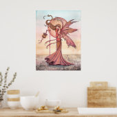 Zonnefee Fantasie Kunstprint Poster (Keuken)