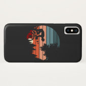  zonnefietser in het heuvelgebergte Case-Mate iPhone case (Achterkant (horizontaal))